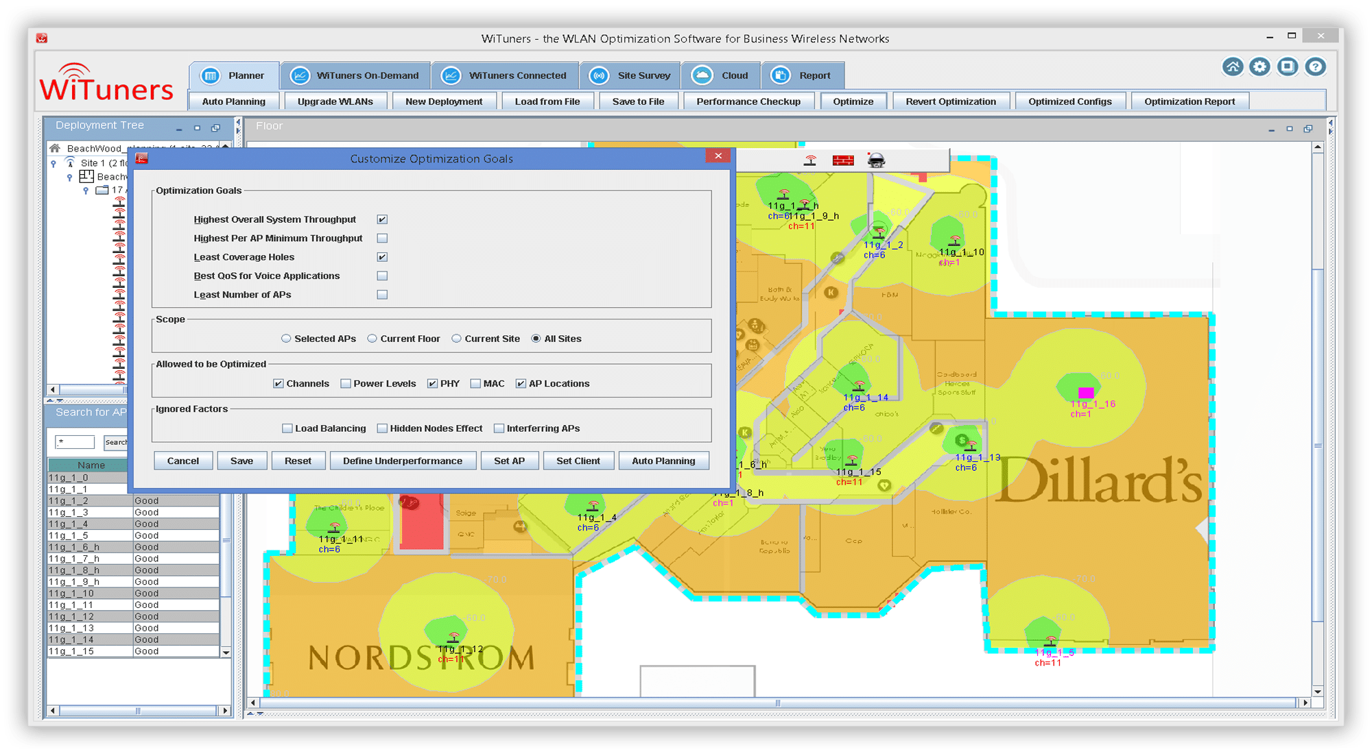 WiFi Planning Software | Plan WLAN Easy and Fast by WiTuners Planner