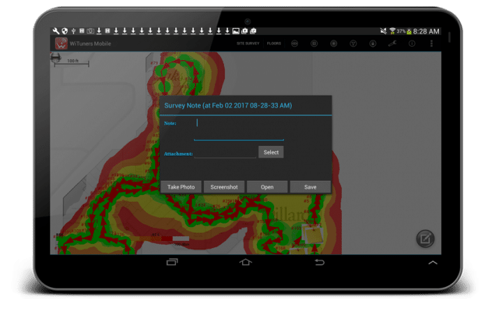 android rf site survey tools